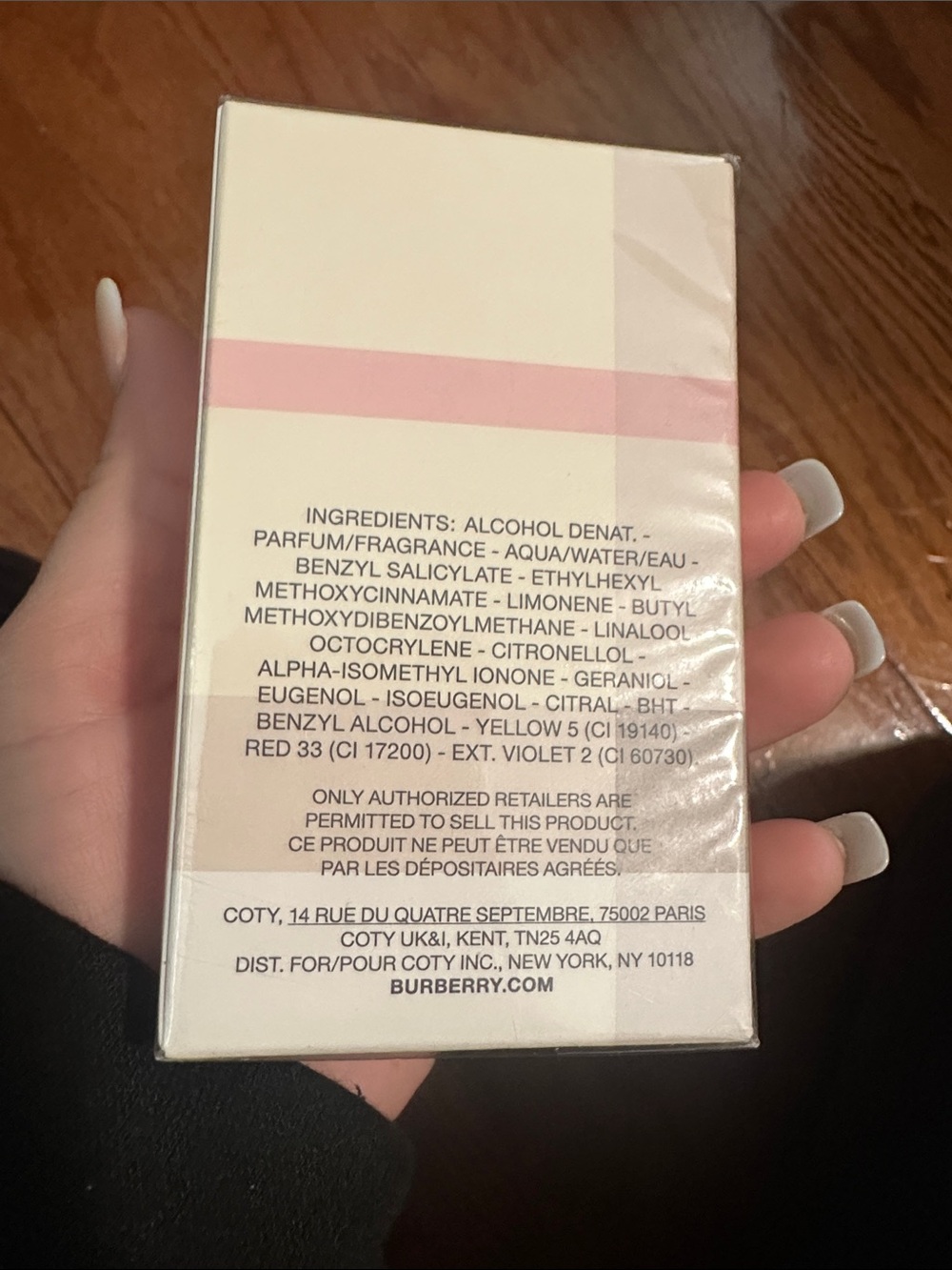 Burberry London Women's Eau de Parfum Box - Beige & Pink Plaid - Picture 2 of 5
